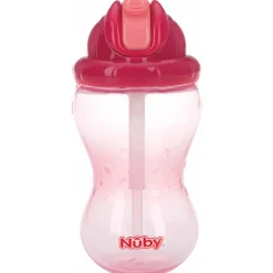 Drinkbekers*Nuby Nûby flip it antilekbeker 360ml roze