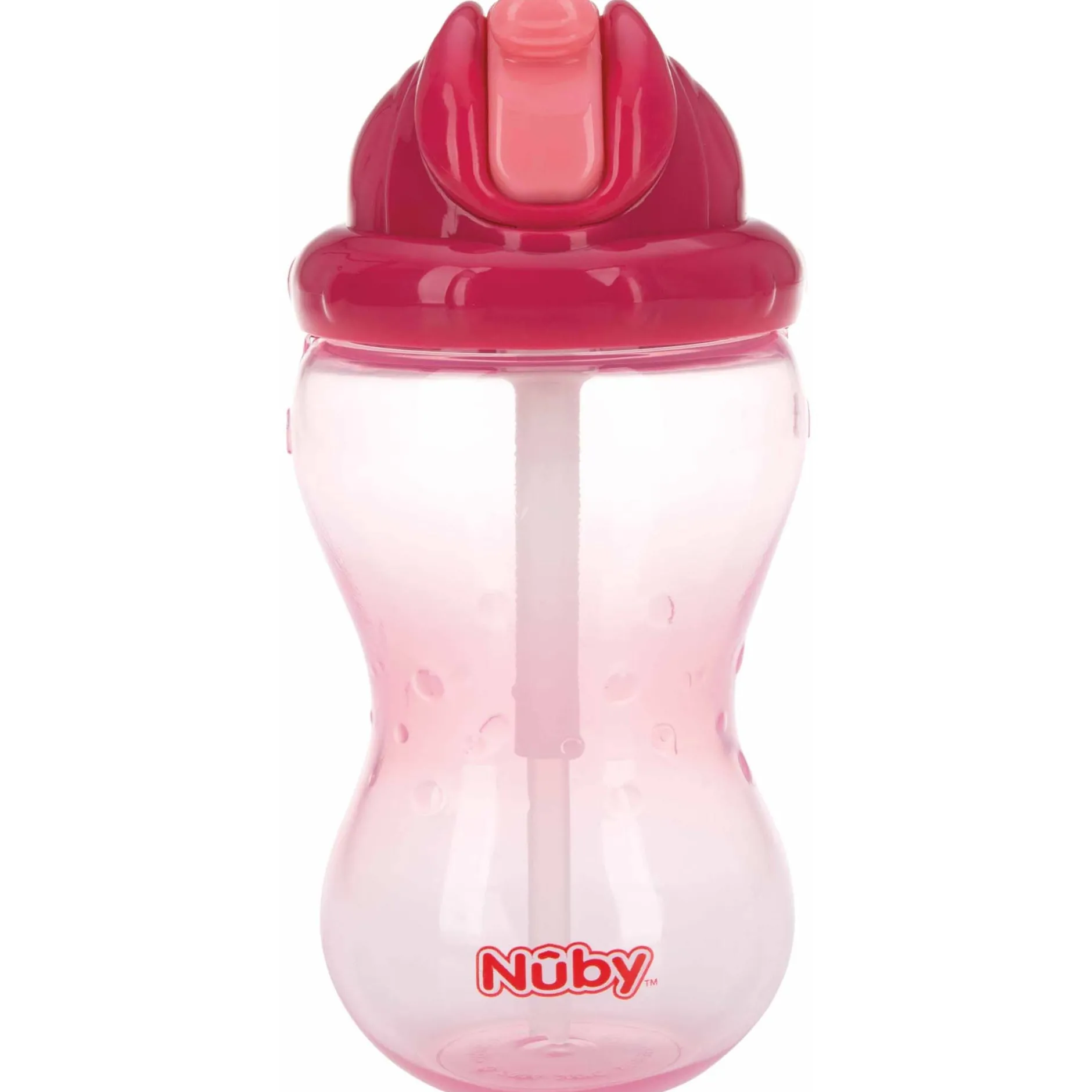 Drinkbekers*Nuby Nûby flip it antilekbeker 360ml roze