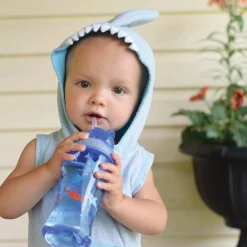 Drinkbekers*Nuby Nûby Flip-it rietjesbeker 18+ maanden blauw