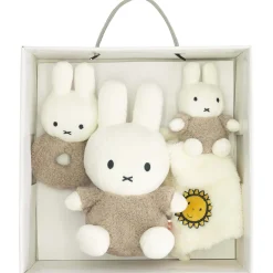 Feestartikelen|Kraamcadeaus*Nijntje giftset fluffy Taupebrown