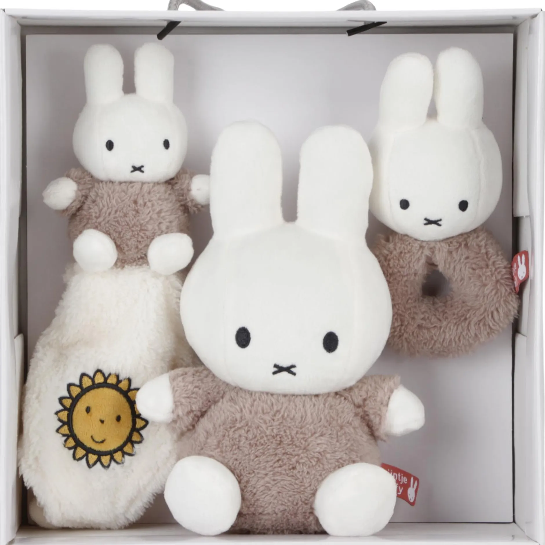 Feestartikelen|Kraamcadeaus*Nijntje giftset fluffy Taupebrown