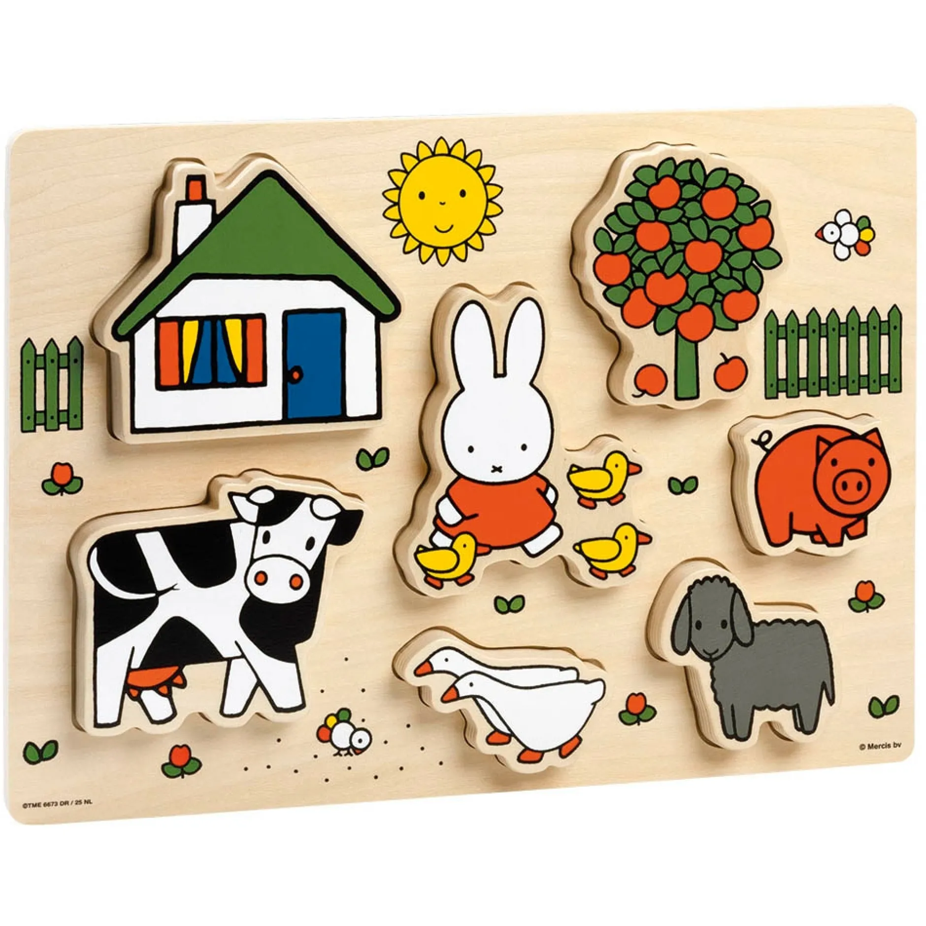 Puzzels & Spellen|Puzzels*Nijntje houten puzzel Multi