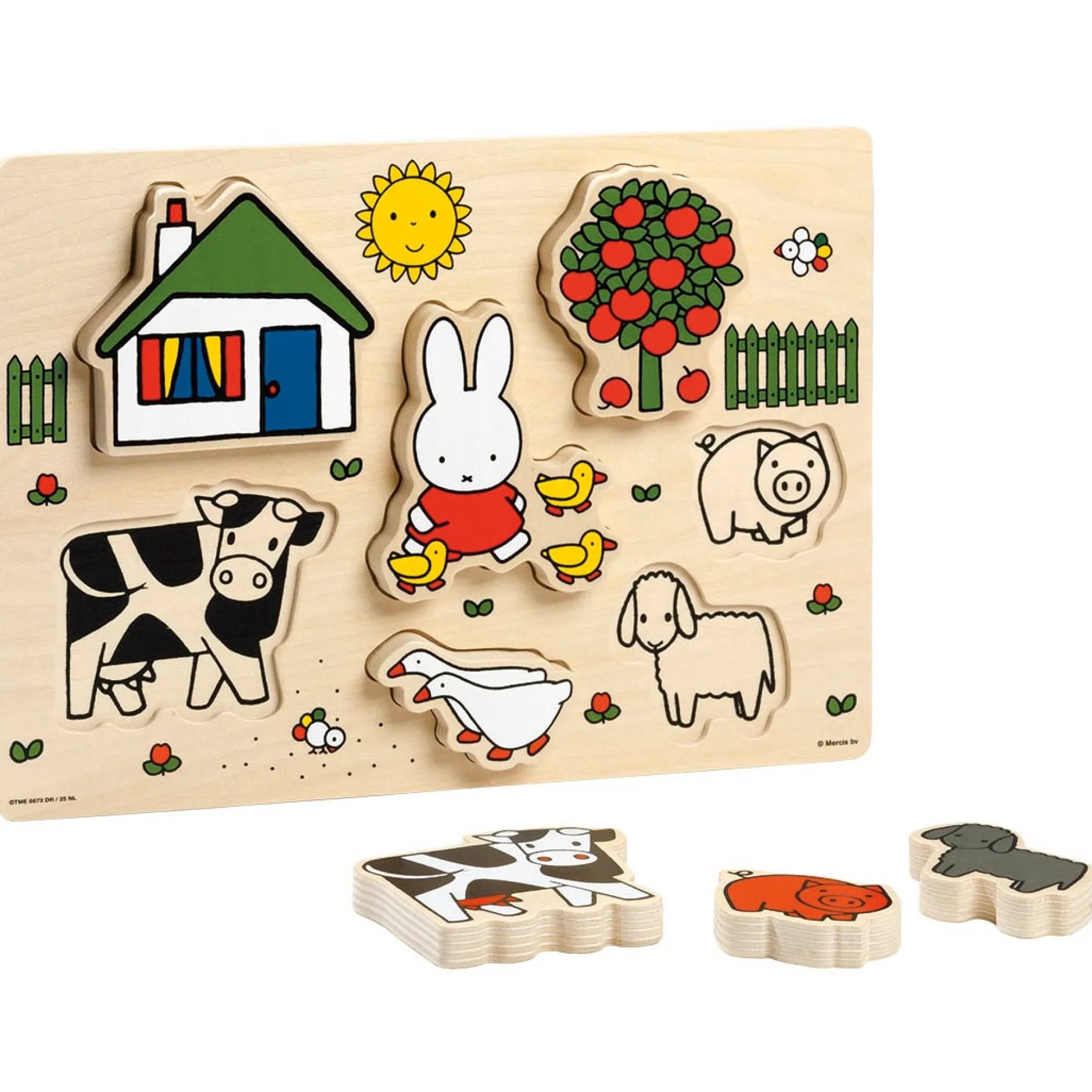 Puzzels & Spellen|Puzzels*Nijntje houten puzzel Multi