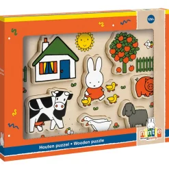Puzzels & Spellen|Puzzels*Nijntje houten puzzel Multi