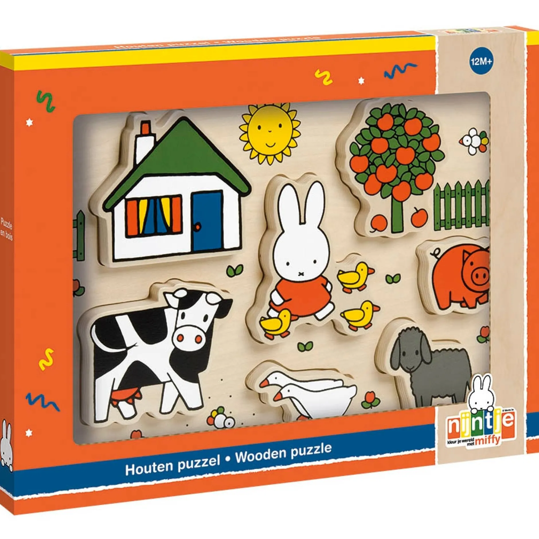 Puzzels & Spellen|Puzzels*Nijntje houten puzzel Multi