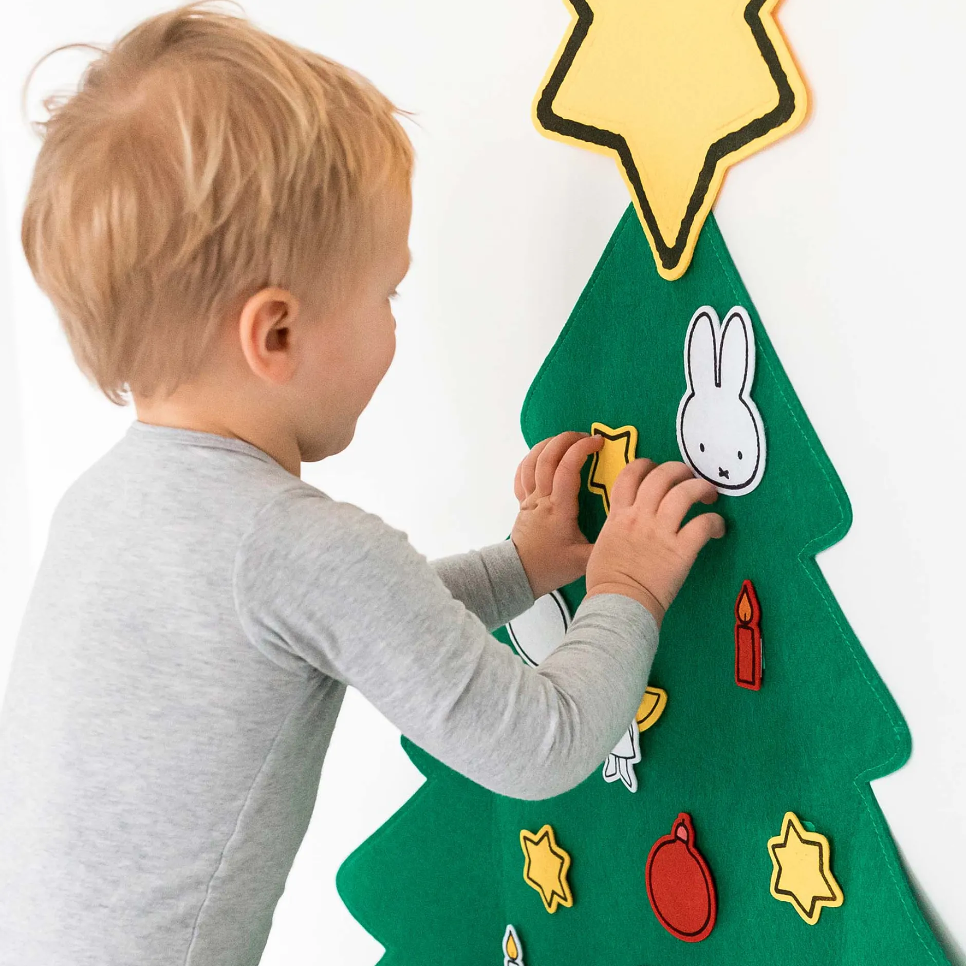 Puzzels & Spellen*Nijntje kerstboom vilt Multi
