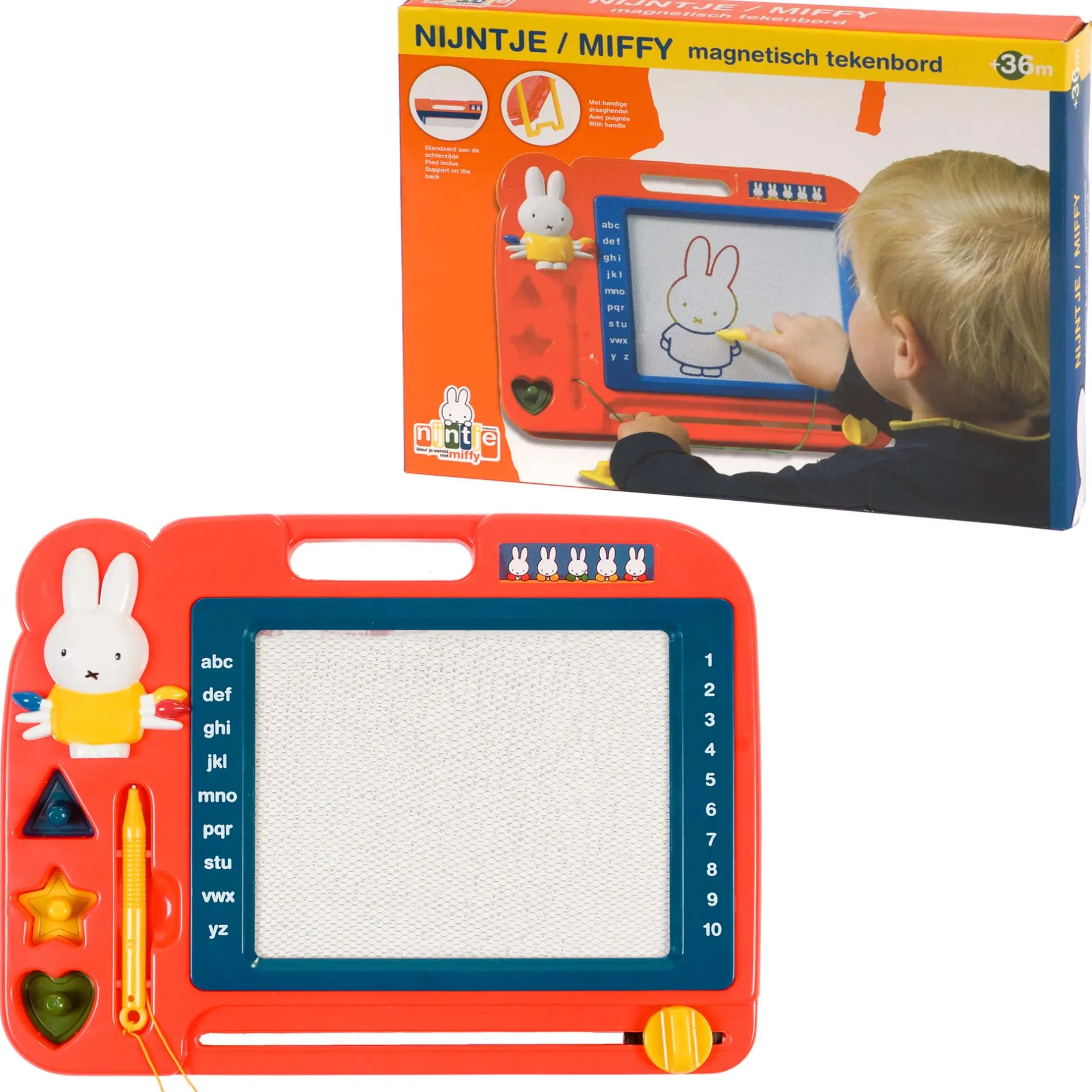 Puzzels & Spellen*Nijntje magnetisch tekenbord Multi