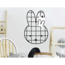 Wanddecoratie*Nijntje memobord zwart