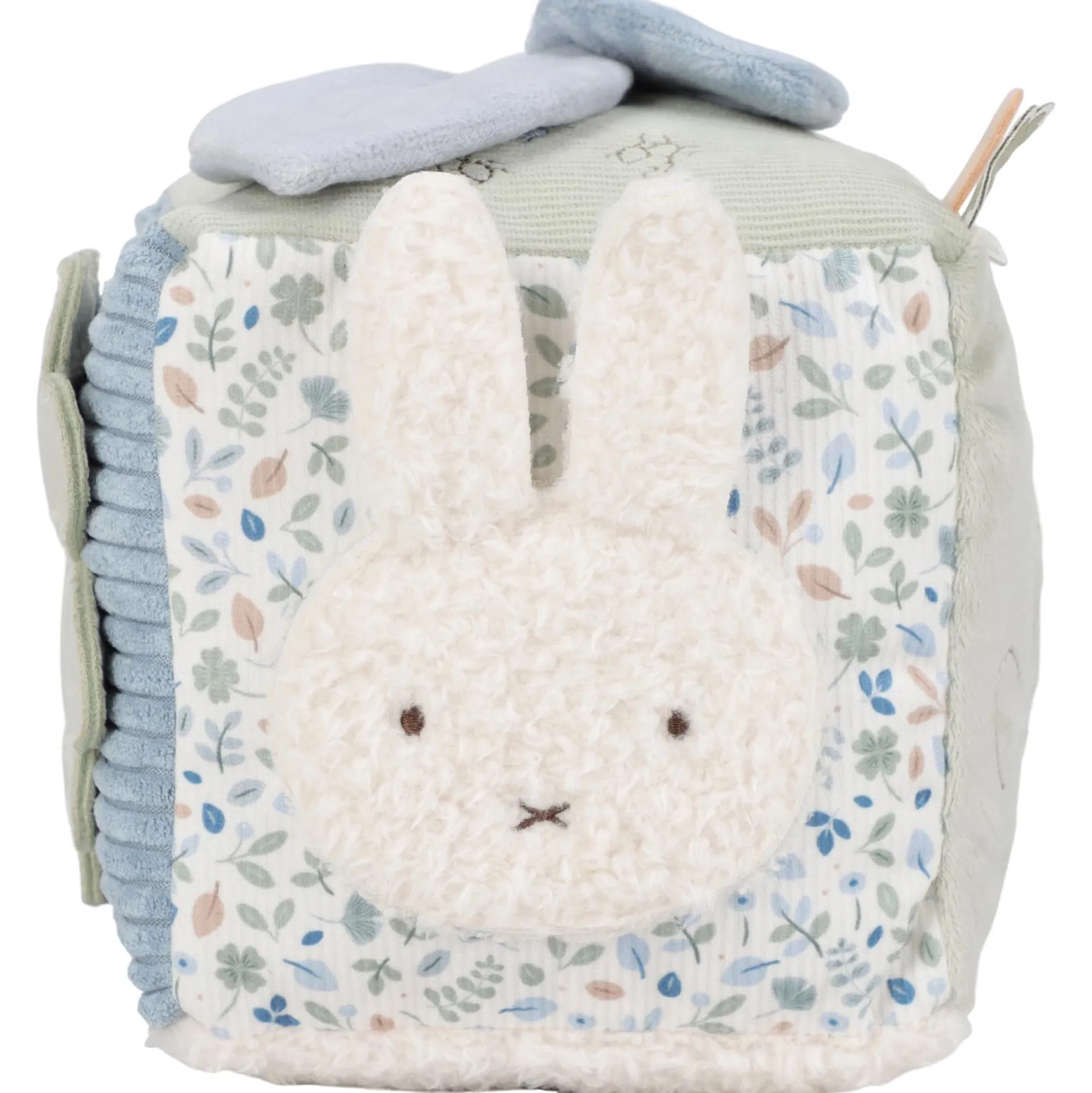 Interactief Speelgoed|Hangspeelgoed*Nijntje x Little Dutch activiteitenkubus Light Blue