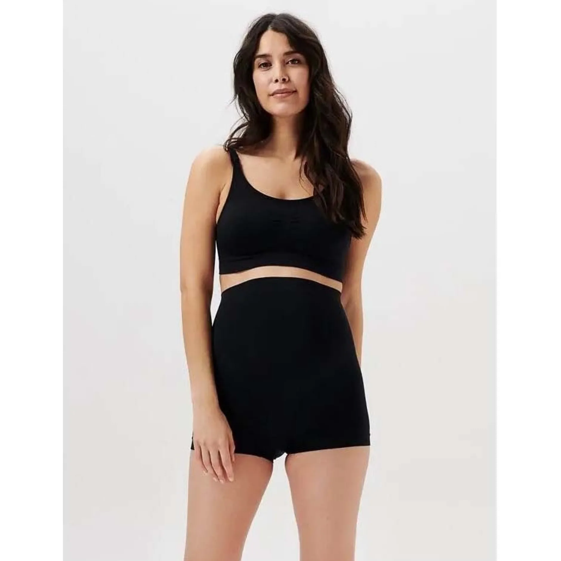 Slips*Noppies zwangerschapsshort seamless kort zwart Black