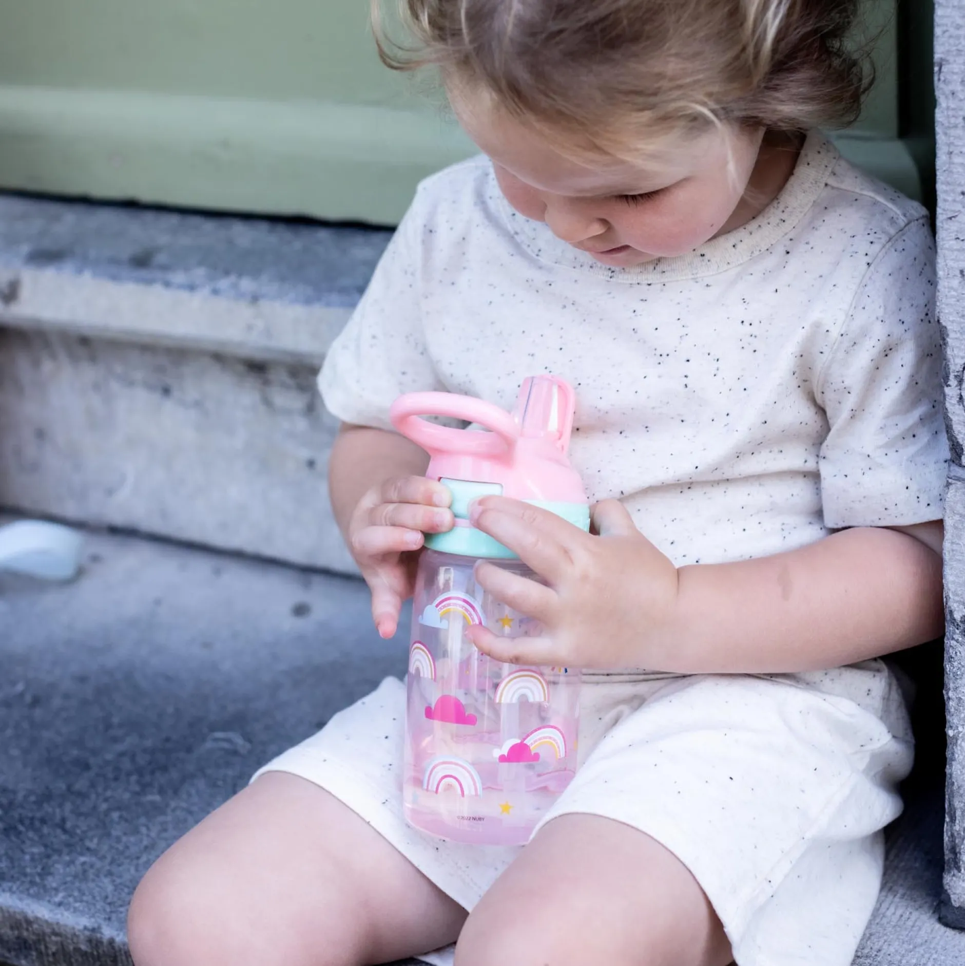 Drinkbekers*Nuby flip it beker zachte tuit roze