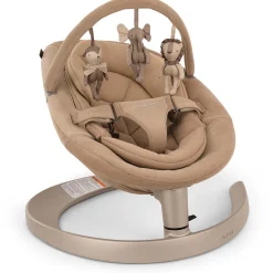Wipstoelen & Bouncers*Nuna wipstoel Leaf Grow Teddy