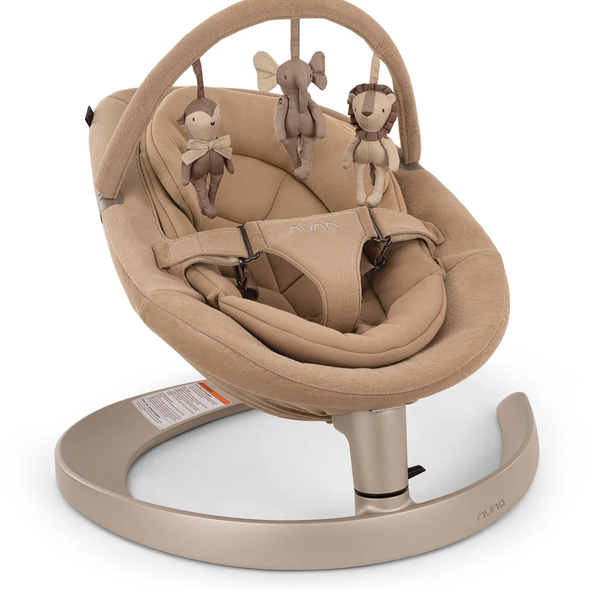 Wipstoelen & Bouncers*Nuna wipstoel Leaf Grow Teddy