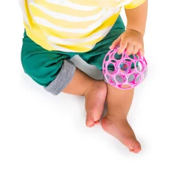 Rammelaars*Bright Starts Oball Rattle - ronde rammelaar Pink