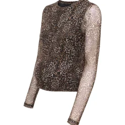 Shirts & Tops*Only Maternity ONLY zwangerschaps T-shirt lange mouwen dierenprint bruin Orange Brown