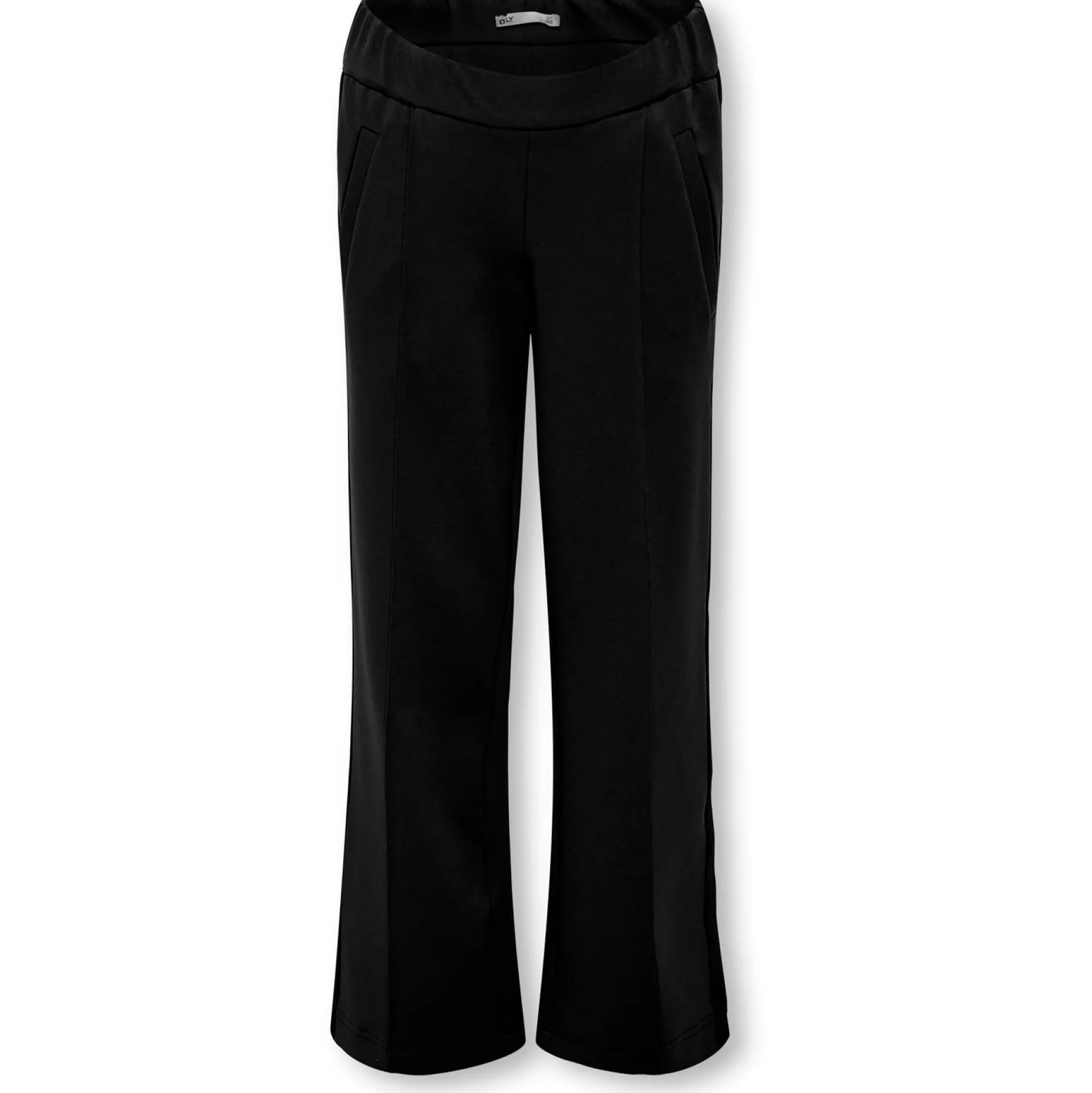Broeken*Only Maternity ONLY zwangerschapsbroek lang effen zwart Black