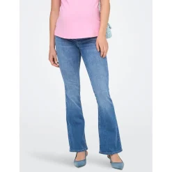 Jeans|Broeken*Only Maternity ONLY zwangerschapsjeans lang denim Mid Blue Denim