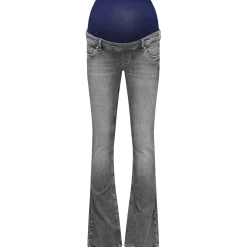 Basics|Jeans*Only Maternity ONLY zwangerschapsjeans lang effen grijs Mid Grey Denim