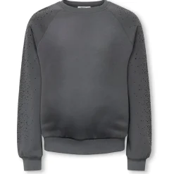 Truien & Vesten*Only Maternity ONLY zwangerschapssweater lange mouwen effen grijs Graphite Grey
