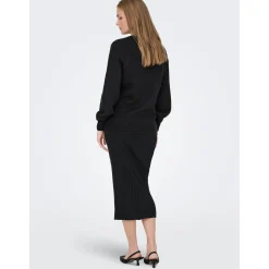 Truien & Vesten*Only Maternity ONLY zwangerschapstrui lange mouwen effen zwart Black