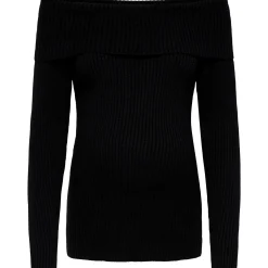 Truien & Vesten*Only Maternity ONLY zwangerschapstrui lange mouwen effen zwart Black