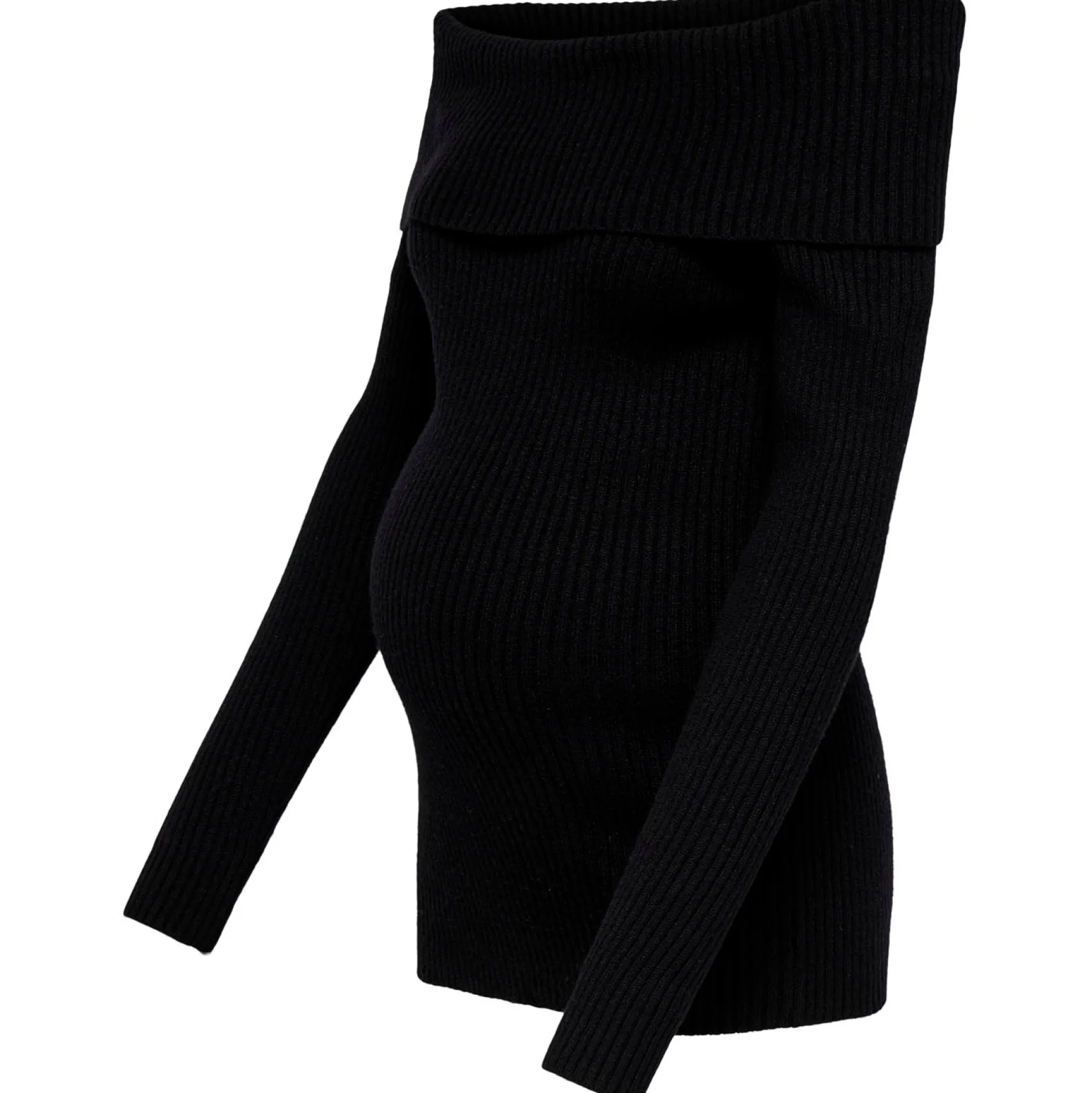 Truien & Vesten*Only Maternity ONLY zwangerschapstrui lange mouwen effen zwart Black