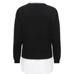 Truien & Vesten*Only Maternity ONLY zwangerschapstrui lange mouwen effen zwart Black