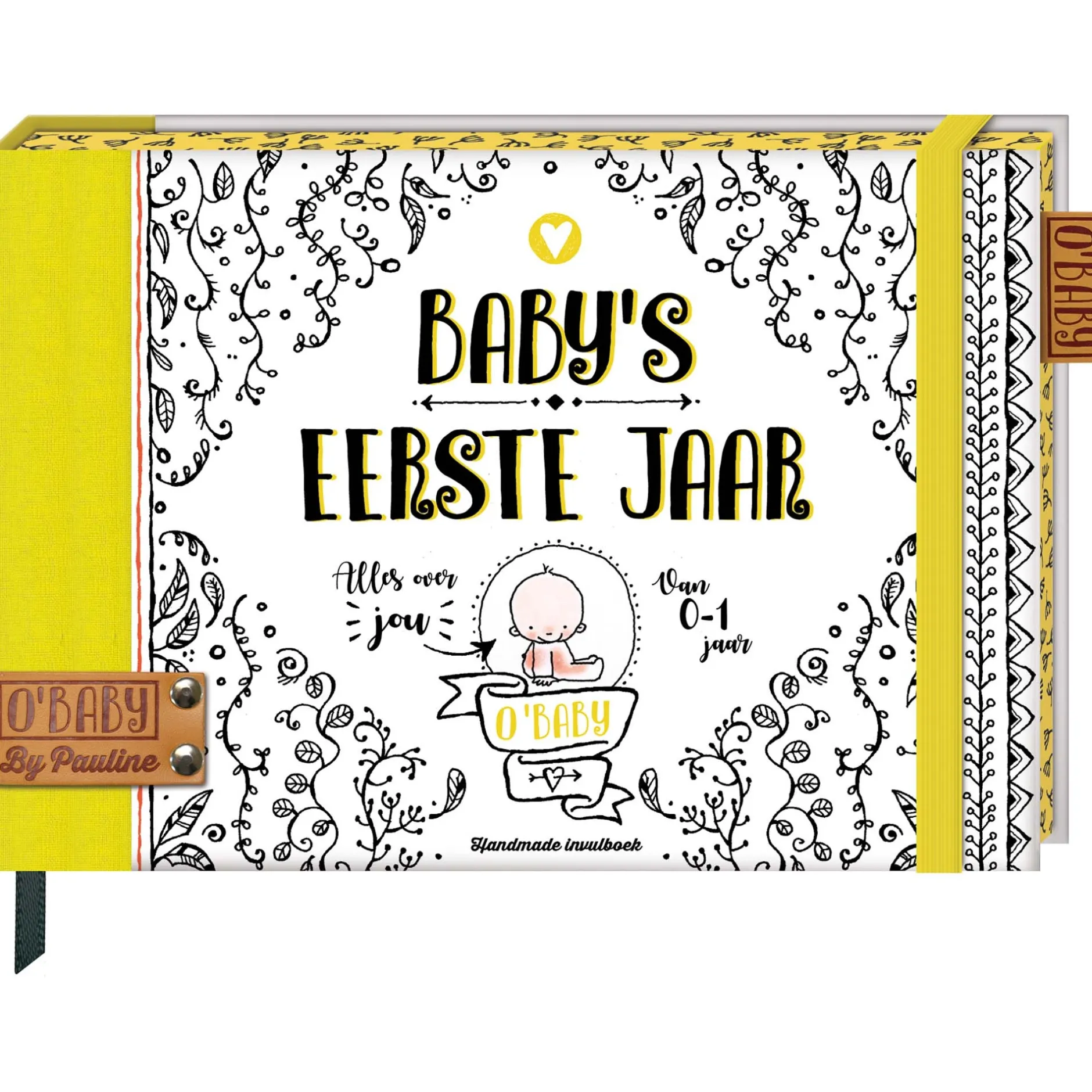 Feestartikelen|Invulboeken*Boeken Pauline O'Baby invulboek eerste jaar Multi