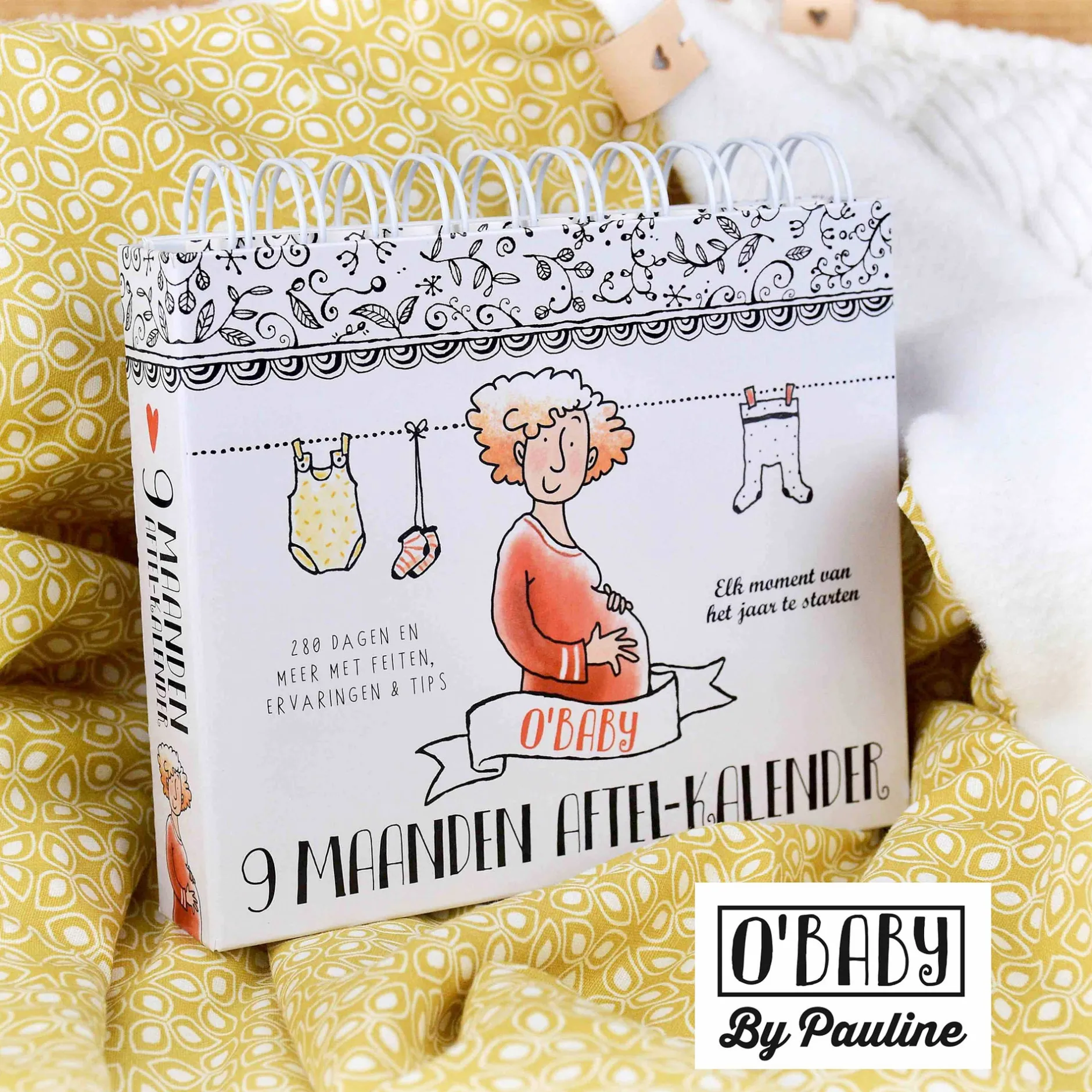 Boeken Voor Ouders*Boeken Pauline oud 9 maanden aftelkalender Multi