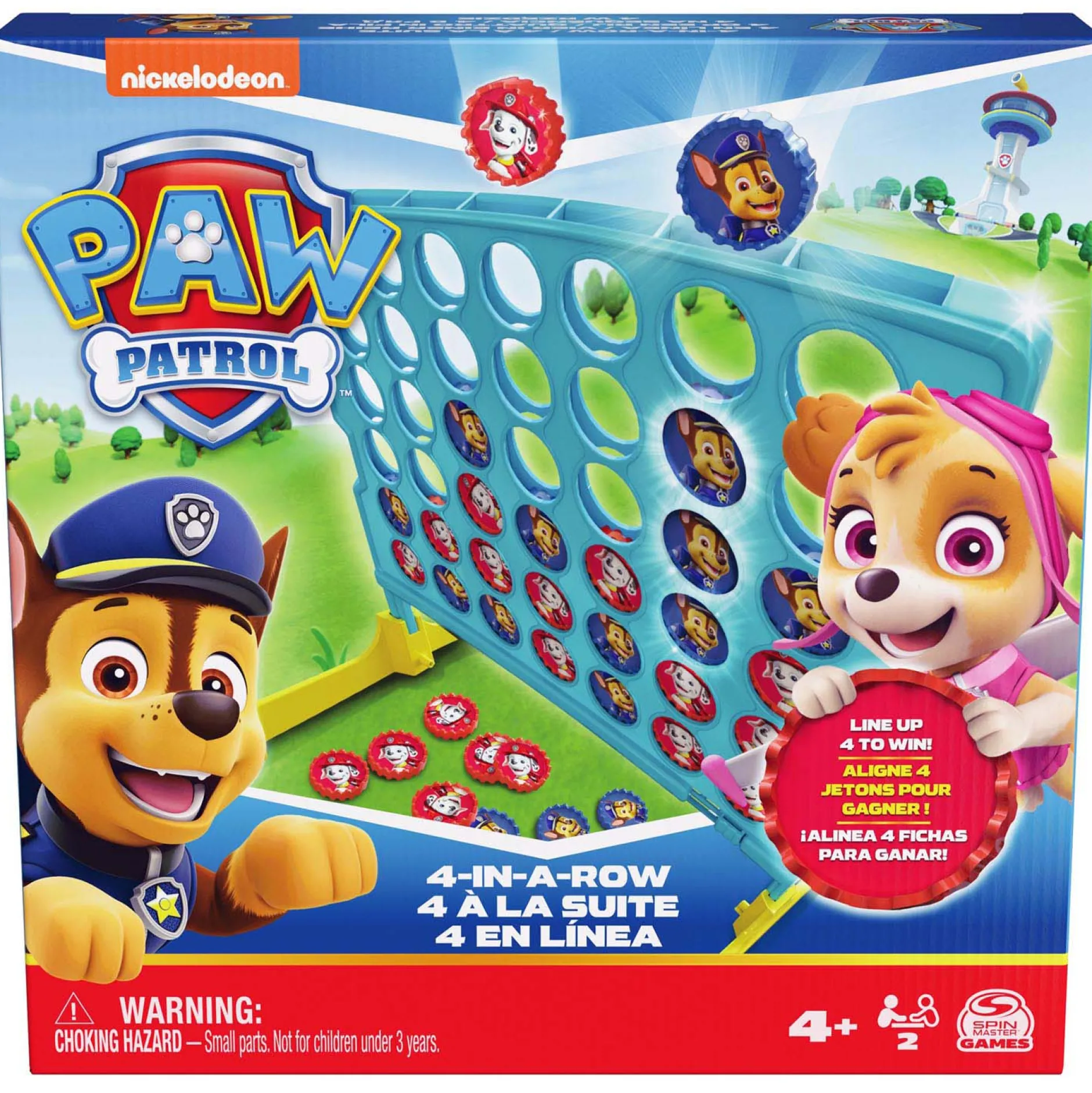 Puzzels & Spellen*Paw Patrol spel vier op een rij Multi