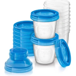 Borstkolf Accessoires|Borstvoedingszakjes & -Flesjes*Philips Avent 10 bewaarbekers 180ml