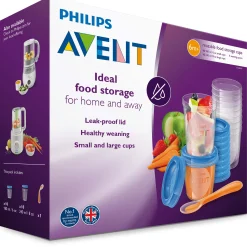 Melkpoedertorens & Bewaarbakjes*Philips Avent Bewaarbekers voor voeding -180 ml en 240 ml - 20 stuks naturel
