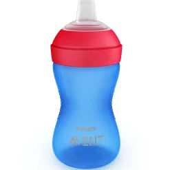 Drinkbekers*Philips Avent My Grippy zachte tuitbeker 300ml 9mnd+ blauw