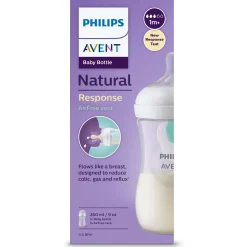 Flesjes*Philips Avent Natural AirFree fles 260ML transparant
