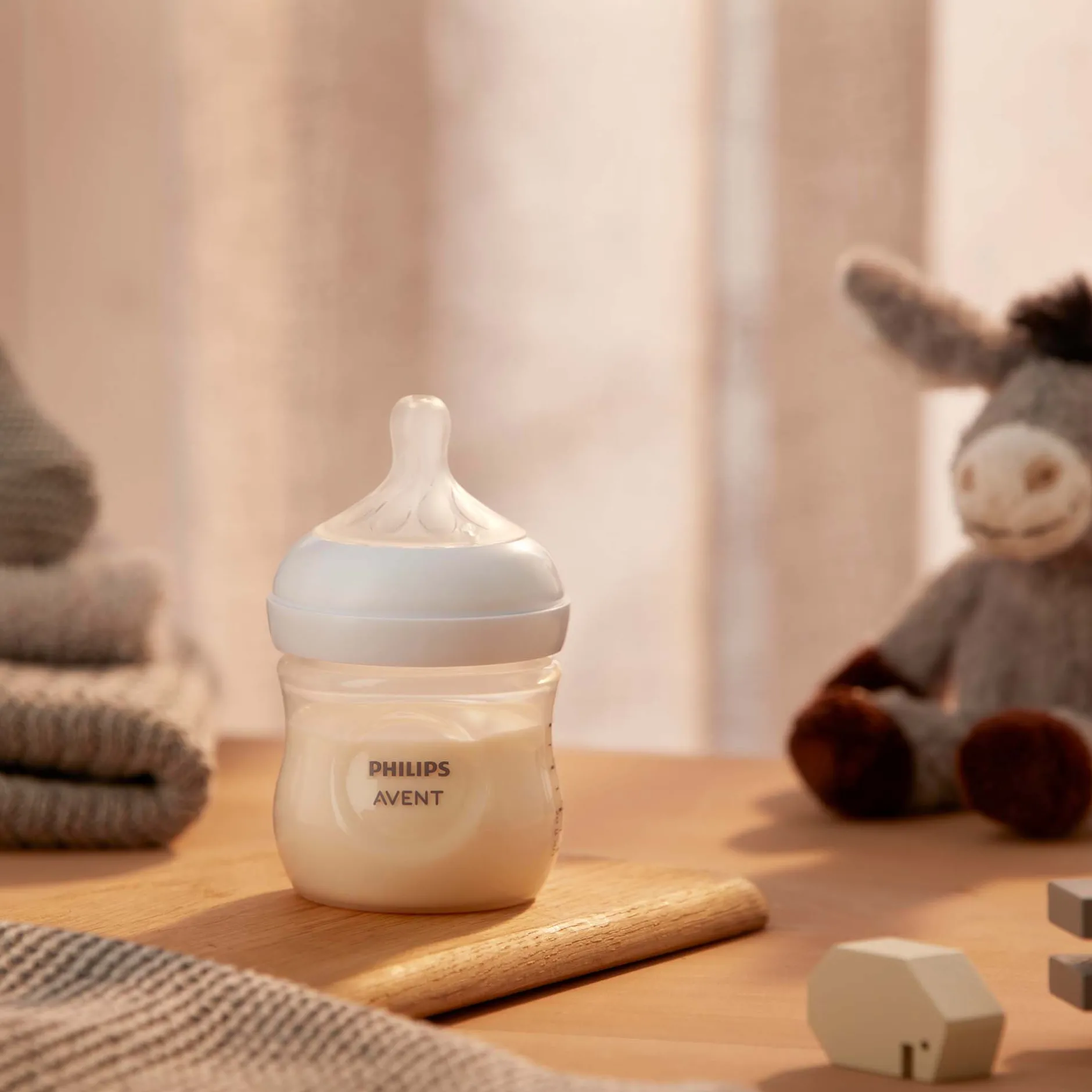 Flesspenen*Philips Avent Natural Flesspeen 6M+ transparant