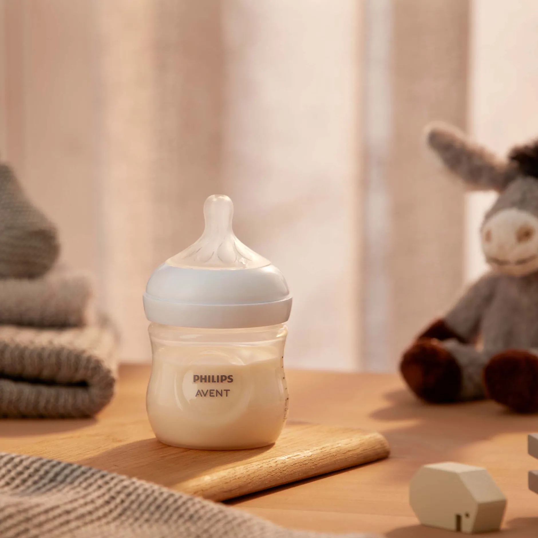 Flesspenen*Philips Avent Natural Flesspeen 3M+ transparant