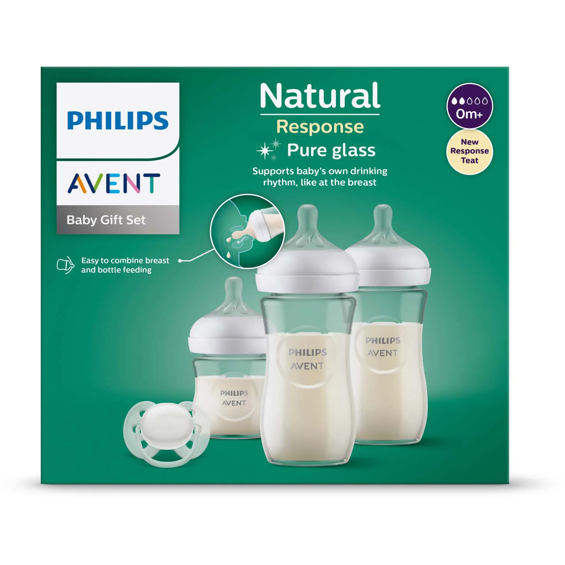 Startersets*Philips Avent Natural glazen Starterset transparant