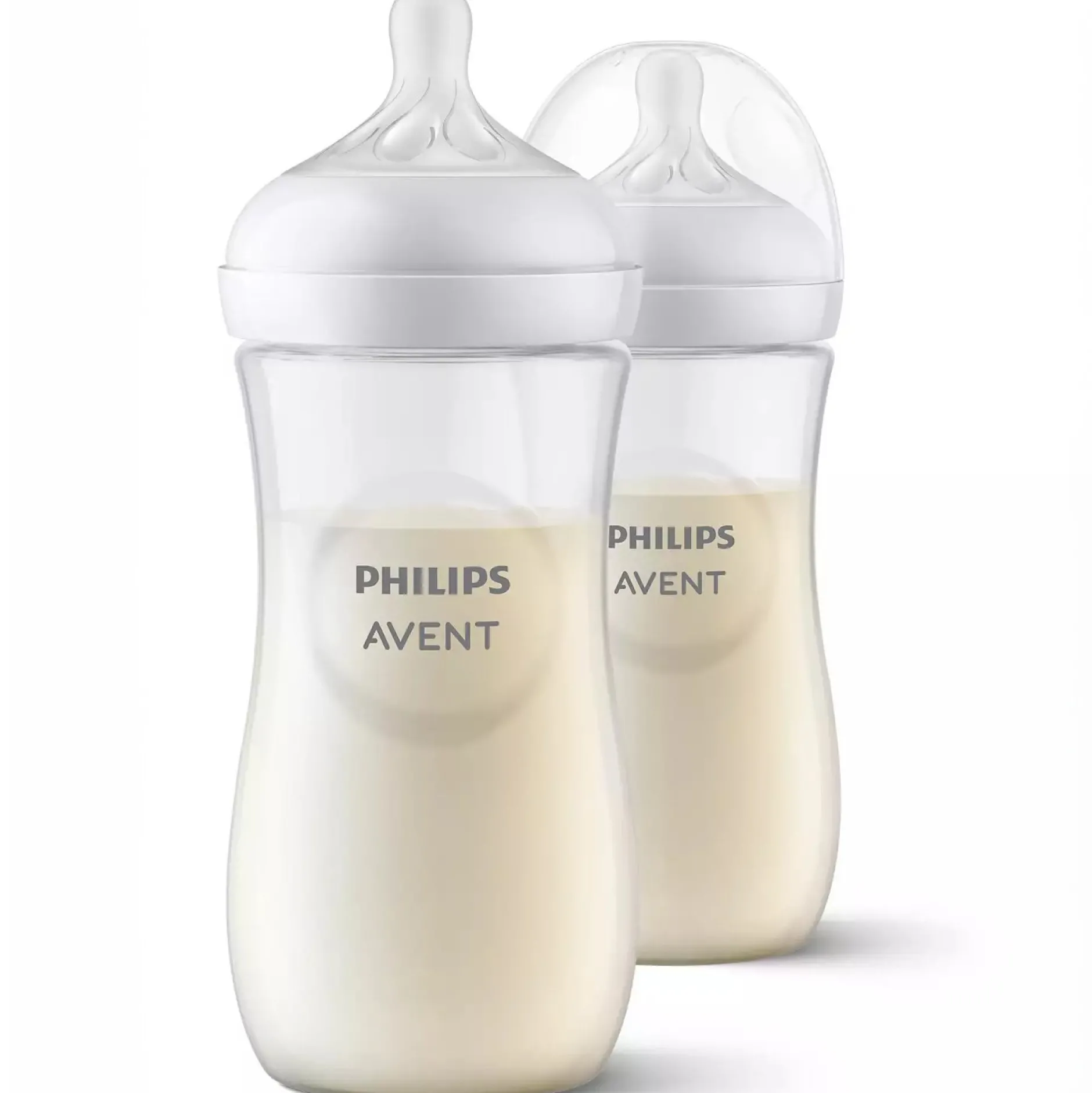 Flesjes*Philips Avent Natural Response 2 Flessen - 330 ml - 3+ maanden transparant