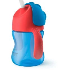 Drinkbekers*Philips Avent rietjesbeker 200ml 9+ maanden blauw