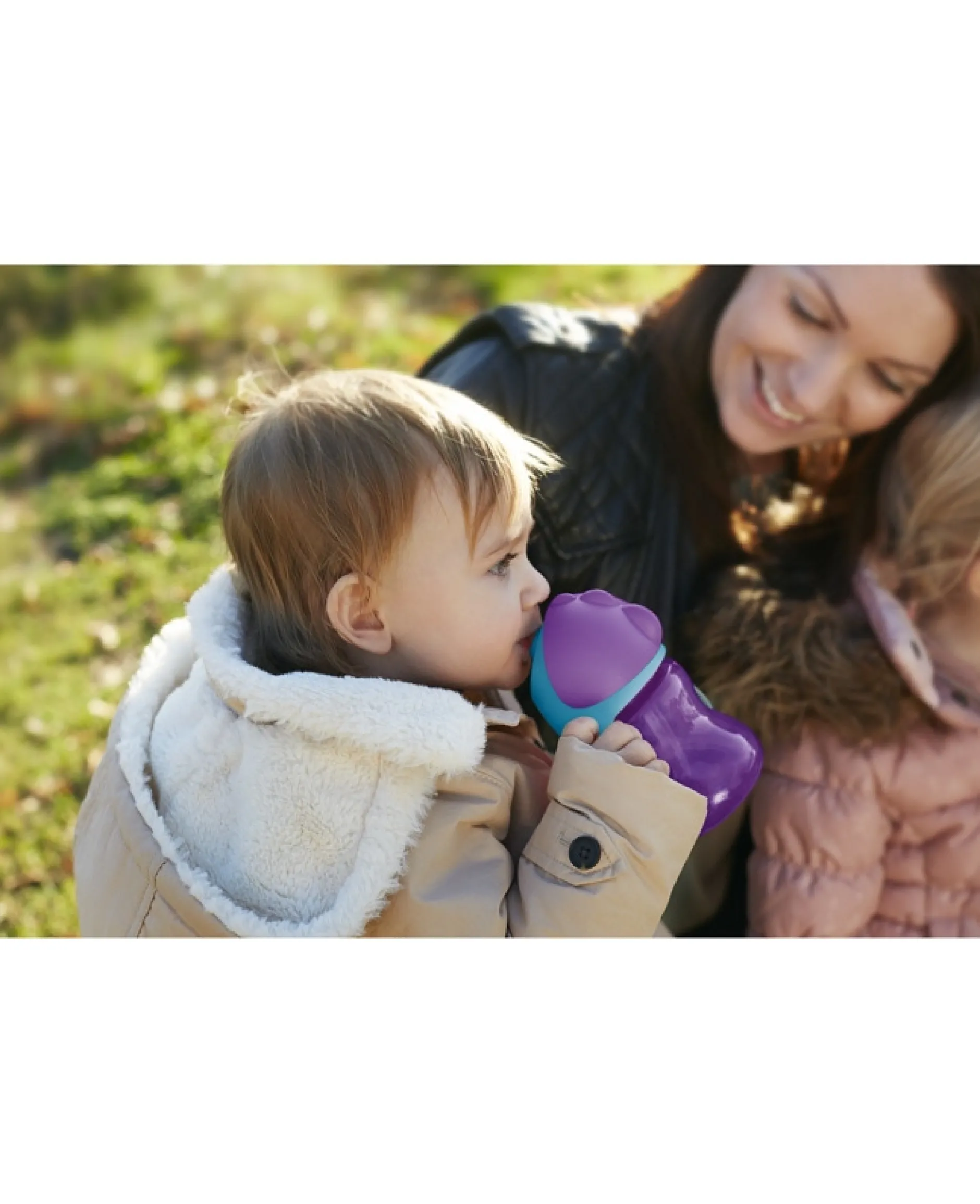 Drinkbekers*Philips Avent rietjesbeker 200ml 9+ maanden paars