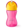 Drinkbekers*Philips Avent rietjesbeker 300ml 12+ maanden roze
