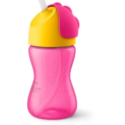Drinkbekers*Philips Avent rietjesbeker 300ml 12+ maanden roze