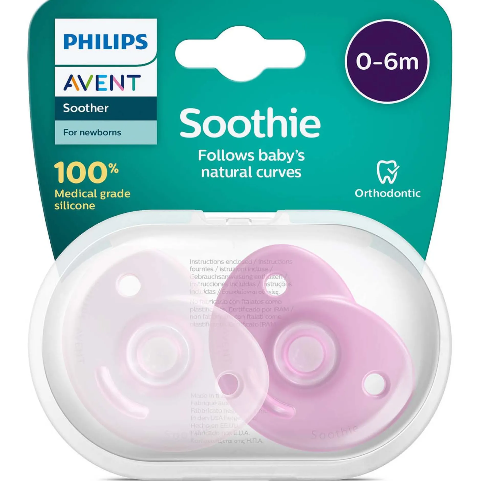Fopspenen|Fopspenen & Accessoires*Philips Avent soothie fopspeen Pink