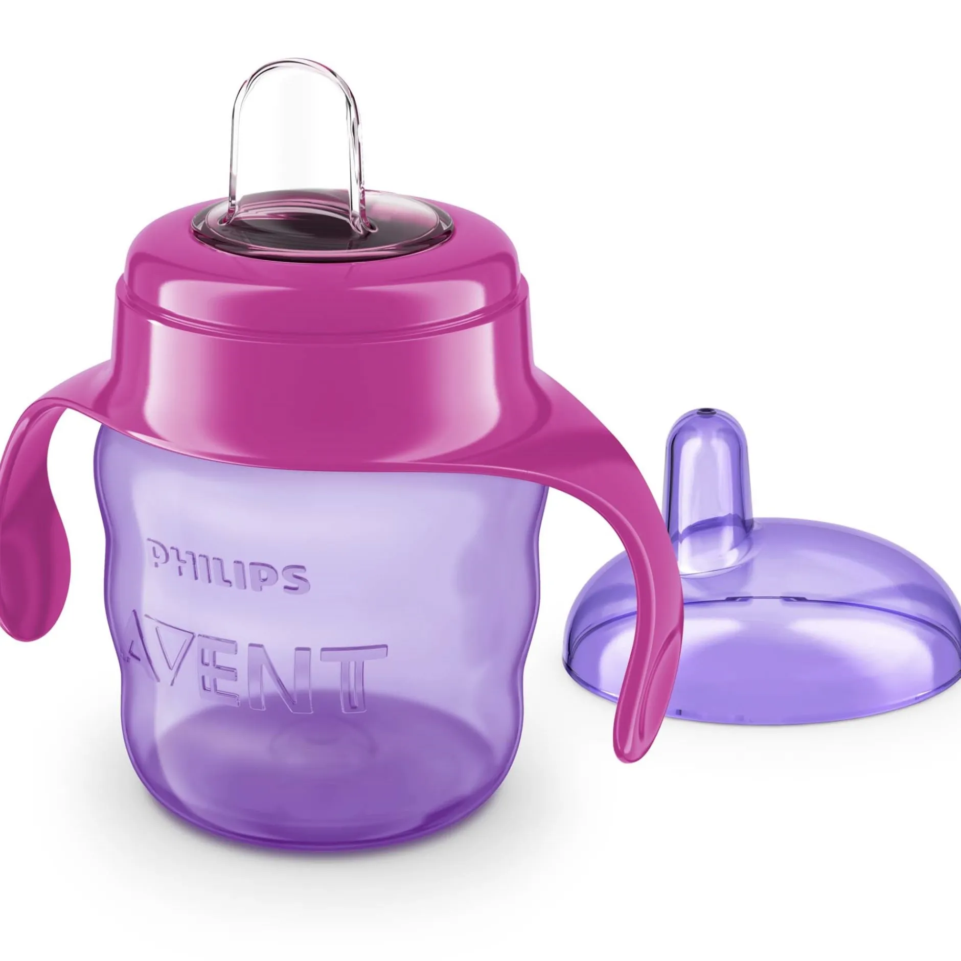 Drinkbekers*Philips Avent tuitbeker 200ml 6m+ paars
