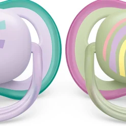 Fopspenen|Fopspenen & Accessoires*Philips Avent Ultra Air fopspeen 0-6 mnd 2-pack Purple Shade