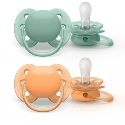 Fopspenen|Fopspenen & Accessoires*Philips Avent Ultra Soft Fopspeen 0-6 mnd 2-pack Blue Shade