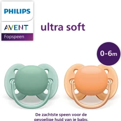 Fopspenen|Fopspenen & Accessoires*Philips Avent Ultra Soft Fopspeen 0-6 mnd 2-pack Blue Shade