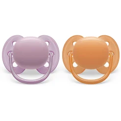 Fopspenen|Fopspenen & Accessoires*Philips Avent Ultra Soft Fopspeen 6-18mnd 2-pack Orange