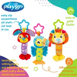 Hangspeelgoed|Speelgoed Voor Onderweg*Playgro hangspeeltje Tinkle Trio Multi