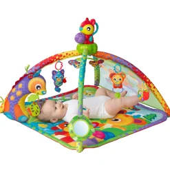Speelkleden & Babygyms*Playgro 4-in-1 speelkleed Woodlands muziek & projector Multi